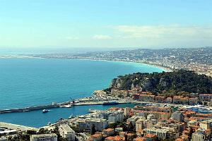 035- Port de Nice vu du Mont Boron